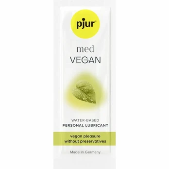 Pjur MED Vegan Glide Water-Based Lubricant 2ml - Gentle Plant-Based Formula