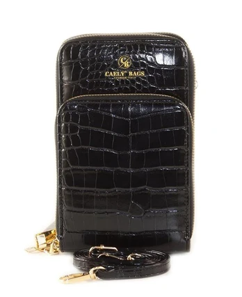 Juoda Caely moteriška piniginė 3504