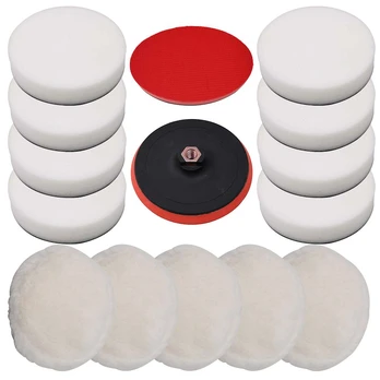 Poliravimo padų rinkinys : Dydis - 180 mm (14 vnt.)