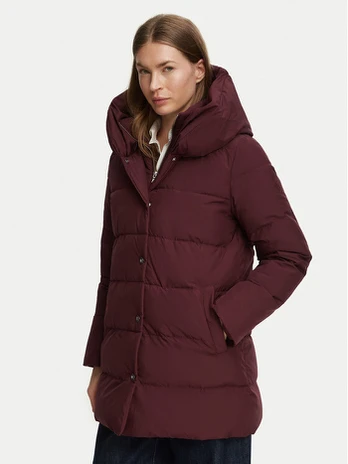 LAUREN RALPH LAUREN Pūkinė striukė 297962420004 Vyšninė Oversize