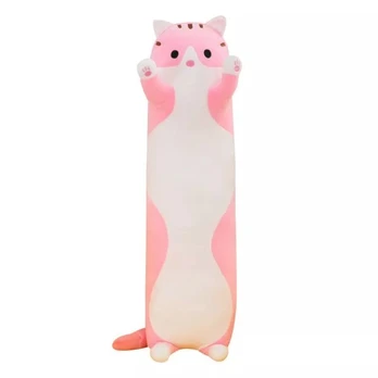 Pliušinis žaislas katinas Airi, rožinis, 70 cm