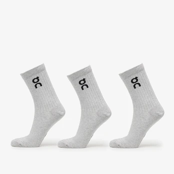 On Logo Sock High 3-Pack Heather Gray - Dydis M (2UF10311732 U Kojinės)