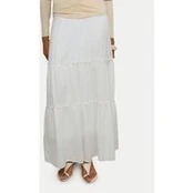 Vero Moda Maksi sijonas Keeley 10316487 Balta Regular Fit