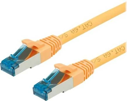 Value Vertė Patchcord Cat6a, S/FTP, LSZH, 5m, geltona (1935-09-21)