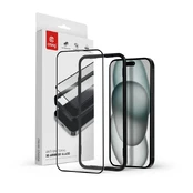 Crong Grūdintas stiklas 9h na cały ekran iphone 15 plus kaina