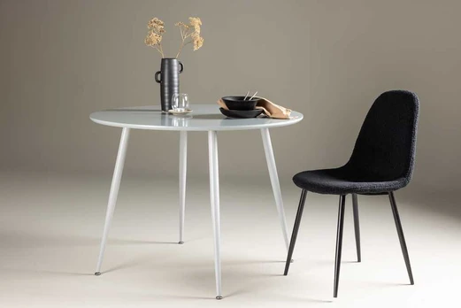 Venture Design Valgomasis stalas, Plaza, ⌀100 cm, Pilka