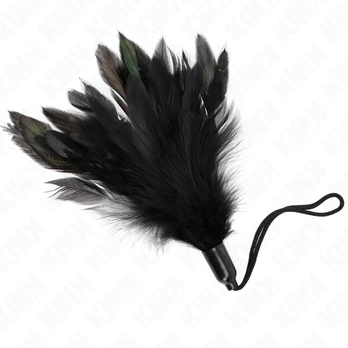 Kink Impact Touch KINK - TICKLE FEATHERS WITH ROPE HANDLE PLASTIC BASE 15 CM