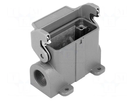 Enclosure: for Han connectors | Han A | size 10A | with latch | M20