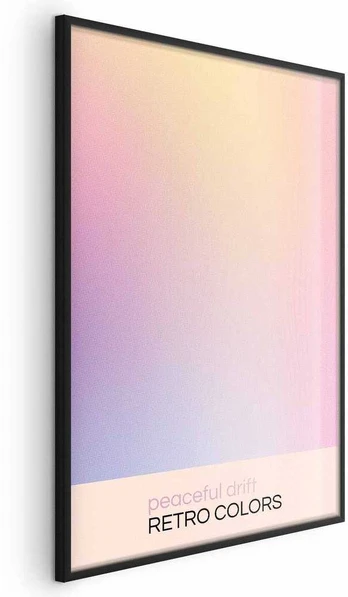 Artgeist Plakatas - Peaceful Drift - Delicate Pastel Shades Creating a Harmonious Whole