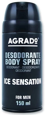 Purškiamas dezodorantas Agrado Ice Sensation vyrams, 150 ml