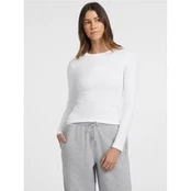 Guess Jeans Palaidinė W4YI22 J1314 Balta Slim Fit