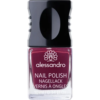 Alessandro Nail Polish Nagų lakas, 154 Midnight Red