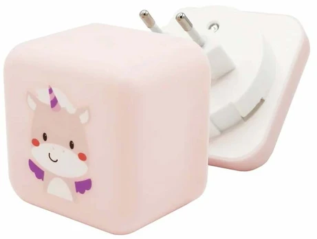 Naktinis šviestuvas Cloud B Cube Lily The Unicorn, rožinė