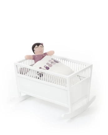 Smallstuff - Cradle, Rosaline - White (51002-02)