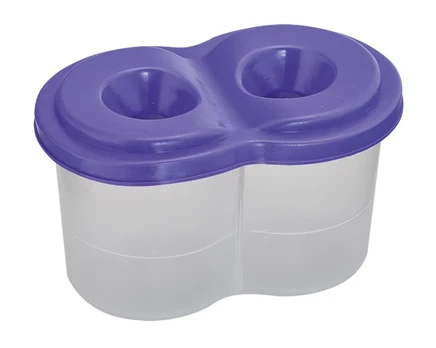 Indelis vandeniui dvigubas violetinis