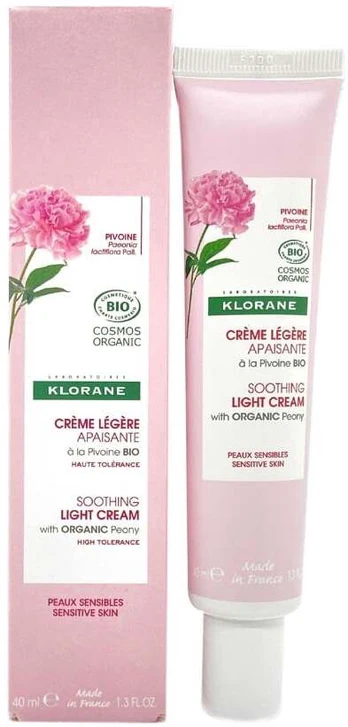 Veido kremas Klorane Peony Light, 40 ml, moterims