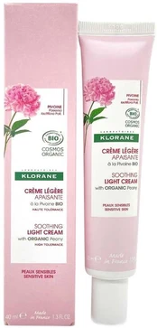 Veido kremas Klorane Peony Light, 40 ml, moterims kaina
