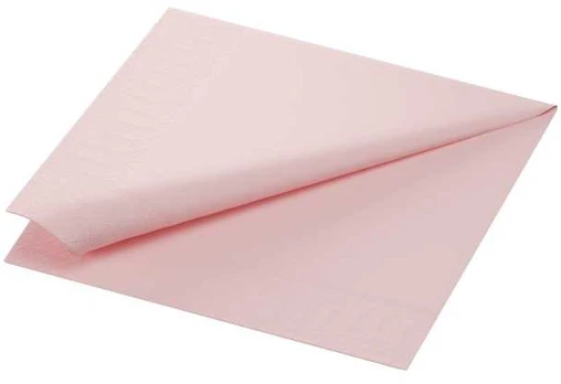 Serviet Duni 40x40 cm 3 lag Mellow Rose,4 pk x 250 stk/krt