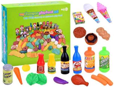 Maisto produktai žaisti 120ele ZA3382