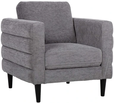 Fotelis Home4You Armchair STEVENS pilkas
