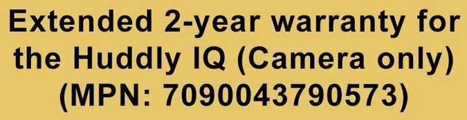 Ext. 2-yr warr. Huddly IQ (Camera only)