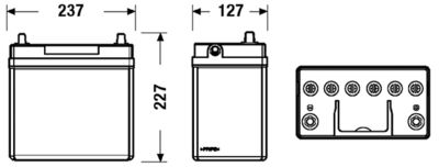 CENTRA CB456 Starterio akumuliatorius