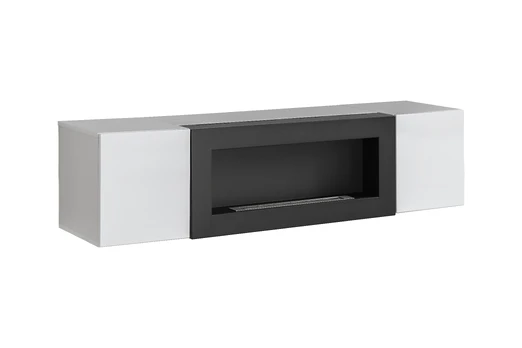 Televizoriaus spintelė ASM Fly, pilkas, 160 cm x 40 cm x 40 cm
