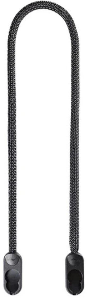 „Peak Design Dirželis Peak Design Form Rope Camera Strap Neck Juodas“ – juodas