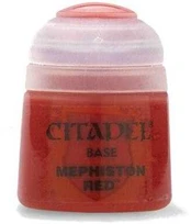 Games Workshop Citadel Base: Mephiston Raudona 12ml