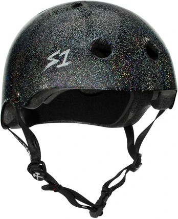 S-ONE HELMET LIFER BLACK GLOSS GLITTER XL