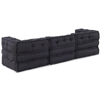Modulinė sofa 3 pcs Antracito Audinys