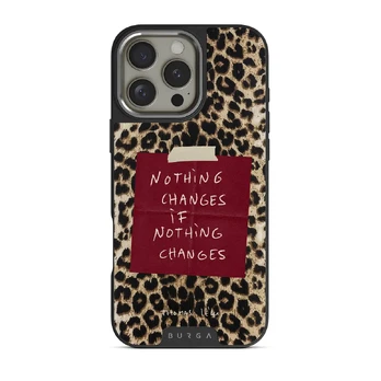 Nothing Changes - iPhone 16 Pro Case, Elite Dark (MagSafe) / Silver