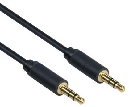Mercodan PRO Minijack 7,5m, ULTRA SOFT 3,5mm, sk?rmet kabelis han:han