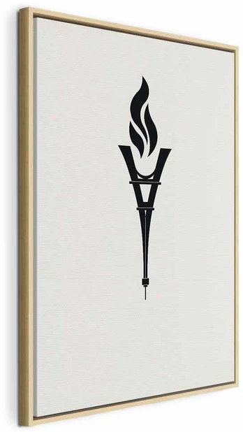Artgeist Paveikslas - Torch Shaped Like an Inverted Eiffel Tower