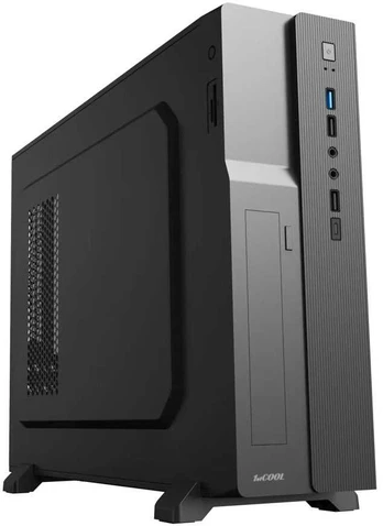 1St Cool 1stCOOL SFF korpusas COMPACT 1, AU, USB3.0, USB-C, kortelių skaitytuvas, ventiliatorius