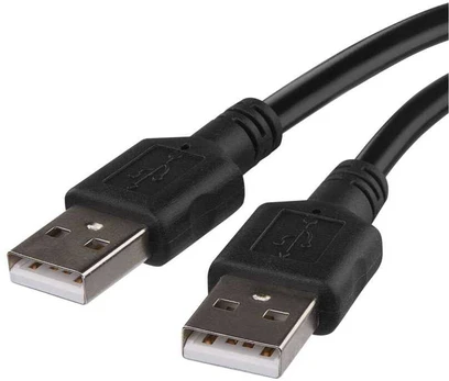 Emos Įkrovimo ir jungiamasis kabelis USB-A 2.0 / USB-A 2.0 juodas 2 m