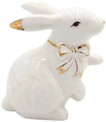 Porceliano statulėlė Kiškutis, 9 cm