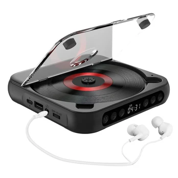 Multimedijos grotuvas Nešiojamas CD grotuvas su Bluetooth