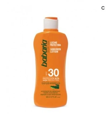 BABARIA Losjonas nuo saulės SPF30, 200 ml