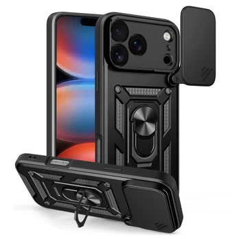 Dėklas Telforceone Defender Slide case for iPhone 17 Pro Max 6,9' juodas