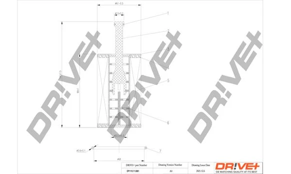 Alyvos filtras Dr!ve+ DP1110.11.0061