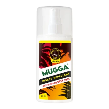 Mugga 50% DEET Spray Uodų repelentas losjonas 75 ml