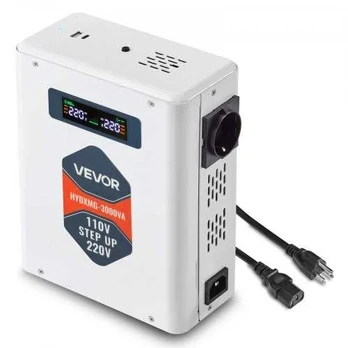 Įtampos keitiklis, 3000VA, su LCD ekranu