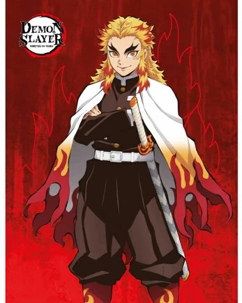 MCU Demon Slayer Fleece tæppe - 130 x 170 cm