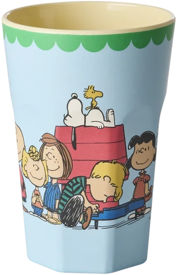 Rice - Melamine Cup with Snoopy Print - Soft Mėlyna - 400 ml