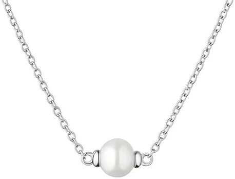 Sidabrinė apyrankė su perlu Brasco 55709