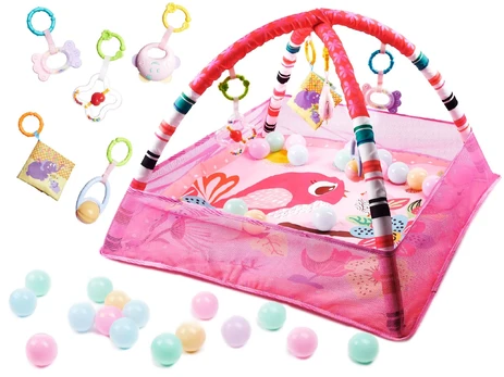 Aktyvumo centras Activity Gym & Foldable Play Mat IKONKX5873, 76 cm x 76 cm