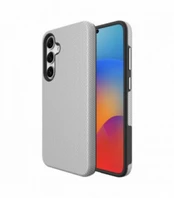 Dėklas Perfectionists Triangle Case Samsung A366 A36 5G sidabrinis