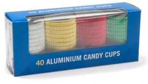 Multi Aliuminio Candy Cups Assorterede farver,40 stk/pk