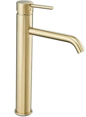 Praustuvo maišytuvas REA Lungo High, Gold